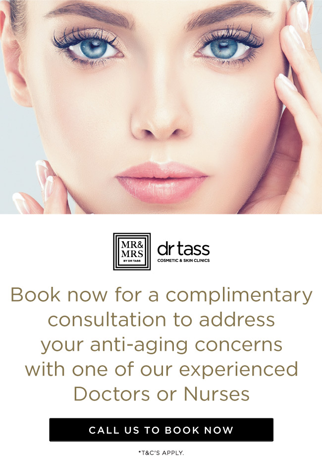 Book now for a complimentary consultation to address your anti-aging concerns with one of our experienced Doctors or Nurses