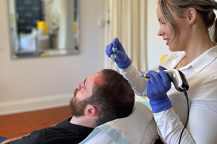 drtass_hair_page_heroImage_EXOSOMES_02 microdermabrasion melbourne