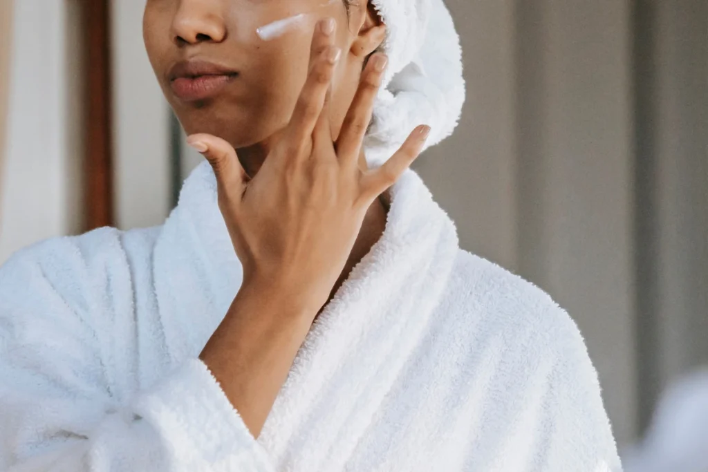 how to fix over exfoliated skin with gentle moisturiser and simplified routine